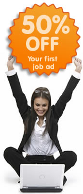recruitment professional celebrating as her recruitment drive has been successful